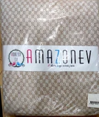 Amazon Ev Naturel Tek Kişilik Pike Takımı-Bej Krem - 2