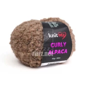 Knit Me Curly Alpaca KC10 Kahverengi - 1