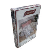 Jolly Home 100 Pamuk Doğal Çift Kişilik Pike 200x230 (Tek Pike)-Yaprak Gri - 2