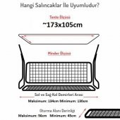 Mandaş Süngerli Salıncak Minder Seti (Duck Kumaş)-2 KİŞİLİK - Pembe-Beyaz - 3