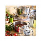 Amboss Dıa-4004 Diamond 8 Parça Cam Kapak Tencere Seti - 2