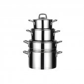 Amboss Dıa-4004 Diamond 8 Parça Cam Kapak Tencere Seti - 1