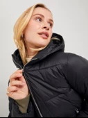 JJXX Bayan Puffer Kapüşonlu Siyah Renk Mont 12238268 - 6
