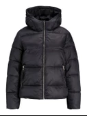JJXX Bayan Puffer Kapüşonlu Siyah Renk Mont 12238268 - 7