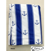 Mandaş Süngersiz Salıncak Minder Kılıfı Seti (Duck)-2 KİŞİLİK-Denizci Mavi - 1