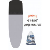 GERCELLA(HEDİYELİ) OPTİMUM PARK GO ÜTÜ MASASI KILIFI ÖRTÜSÜ BEZİ(1AD.ÇAMAŞIR YIKAMA FİLESİ HEDİYE) - 2