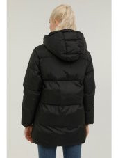 Kinetix W-Bella Coat 2pr Siyah Kadın Uzun Kaban - 2