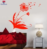 Oturma Odası, Yatak Odası Duvar Sticker Karahindiba Blowball Çiçek Kalpler Aşk Uğur Böceği Çıkartmalar Benzersiz Hediyelik thumbnail 1
