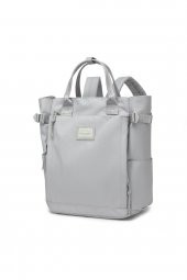 Bagacar Smart Bag 3194 Okul ve Günlük Laptop Bölmeli Sırt Çantası Açık Gri - 1