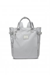 Bagacar Smart Bag 3194 Okul ve Günlük Laptop Bölmeli Sırt Çantası Açık Gri - 7
