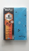 a4 boy 6+2 ayraçlı defter dersane defteri (6 kareli 2 çizgili )240 yaprak dazzle - 2