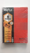 a4 boy 6+2 ayraçlı defter dersane defteri (6 kareli 2 çizgili )240 yaprak dazzle - 1