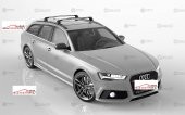 AUDİ Q3 (F3)SUV 2019 - TAVAN BAGAJ APARATI ARA ATKI ALUMİNYUM RENK - 1