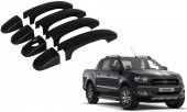 FORD RANGER T7 2015+2018 KAPI KOL AYNA SETİ MAT SİYAH thumbnail 3