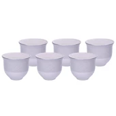 Lıvıano 6 Parça Mırra Bardağı Keyif Platin thumbnail 2