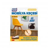 Boss Tape Mobilya Keçesi Kahve 25MM Dairesel - 1