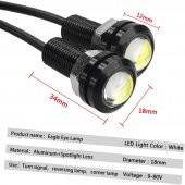 KARTAL GÖZÜ LED  MOONVİSÖR LEDİ BEYAZ RENK - 2