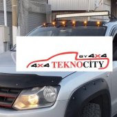 VOLKSWAGEN AMAROK MOONVİSOR  (TAVAN KEBİ) 2009 + ABS PLASTİK BEYAZ LEDLİ - 1