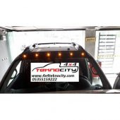 VOLKSWAGEN AMAROK MOONVİSOR  (TAVAN KEBİ) 2009 + ABS PLASTİK BEYAZ LEDLİ - 3