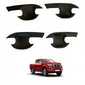 NİSSAN NAVARA 2014+2020  KAPI KOLU İÇ KAPLAMASI SİYAH - 3