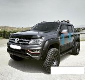 TEKNOCİTY Volkswagen Amarok 2016 + Çamurluk Dodik Takımı Abs Plastik Krom Vidasız AKS903 - 1