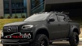 MERCEDES X CLASS TAVAN KEPİ-MOONVİSÖR TURUNCU LEDLİ ABS PLASTİK - 2