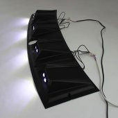 Mitsubishi l 200 2019 + tavan kebi -moonvisör turuncu led - 3