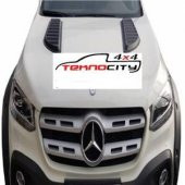Unıversal Mercedes X class Kaput Havalandırma (KAPUT SCOOP) yarı mat - 1