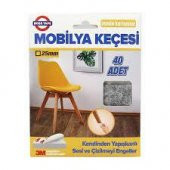 Boss Tape Mobilya Keçesi Kahve 25MM Kare - 1