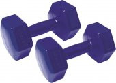 Busso CMT-50 Köşeli Plastik Dambıl Set (5 kg*2 Adet) - 1