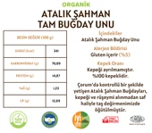Taş Değirmenden Organik Organik Atalık Şahman Tam Buğday Unu - 5 Kilo thumbnail 2