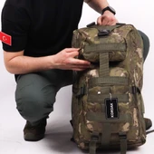 65 lt Jandarma Kamuflaj Outdoor Sırt Çantası - 5