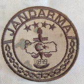 Jandarma Komando Birlik Arması Nakış Akıncı Askeri Malzeme - 1