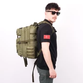 42 lt Haki Taktik Outdoor Sırt Çantası - 3
