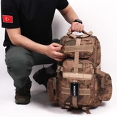 42 lt Jandarma Kamuflaj  Taktik Outdoor Sırt Çantası - 12