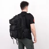 42 lt Siyah Taktik Outdoor Sırt Çantası - 2