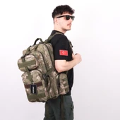 42 lt TSK Kamuflaj  Taktik Outdoor Sırt Çantası - 4