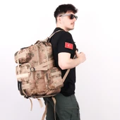 42 lt Jandarma Kamuflaj  Taktik Outdoor Sırt Çantası - 9