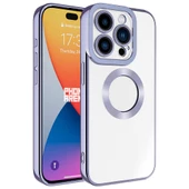 iPhone 15 Pro Kılıf Kamera Korumalı Logo Gösteren Omega Kapak - 10