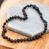 Bebek Damla Kehribar Diş Kolye  SL3646 thumbnail 4