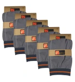 5 Adet Büyük Beden Redzone Likralı Boxer Gri - 3