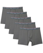 5 Adet Büyük Beden Redzone Likralı Boxer Gri - 6