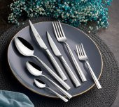 Amboss Crystal 84 Parça Çatal Kaşık Bıçak Seti Kutulu - 1