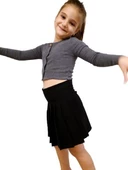 Kız Çocuk Crop Hırka - 11