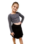 Kız Çocuk Crop Hırka - 10