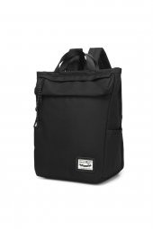 Bagacar Smart Bag 3195 Okul ve Günlük Laptop Bölmeli Sırt Çantası Siyah - 4