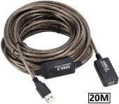 Aktif USB Dişi Erkek Uzatıcı Uzatma Ek Kablosu 20 Metre - 1