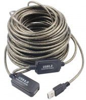 Aktif USB Dişi Erkek Uzatıcı Uzatma Ek Kablosu 20 Metre - 2