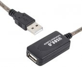 Aktif USB Dişi Erkek Uzatıcı Uzatma Ek Kablosu 20 Metre - 4
