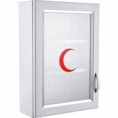 Ecza Dolabı İçi Dolu İlk Yardım İçerikli PVC 50x35x16 CM 159 - 2
